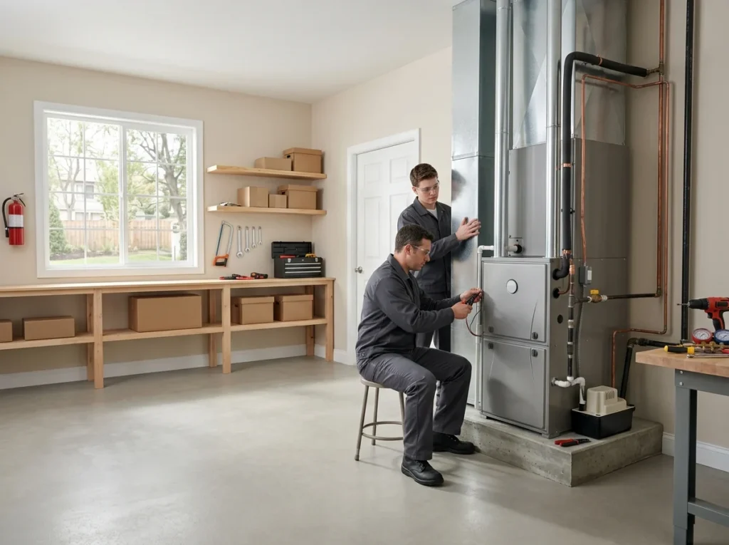 Checking a water heater before a long absence